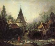 Francois Boucher Landscape near Beauvais china oil painting reproduction